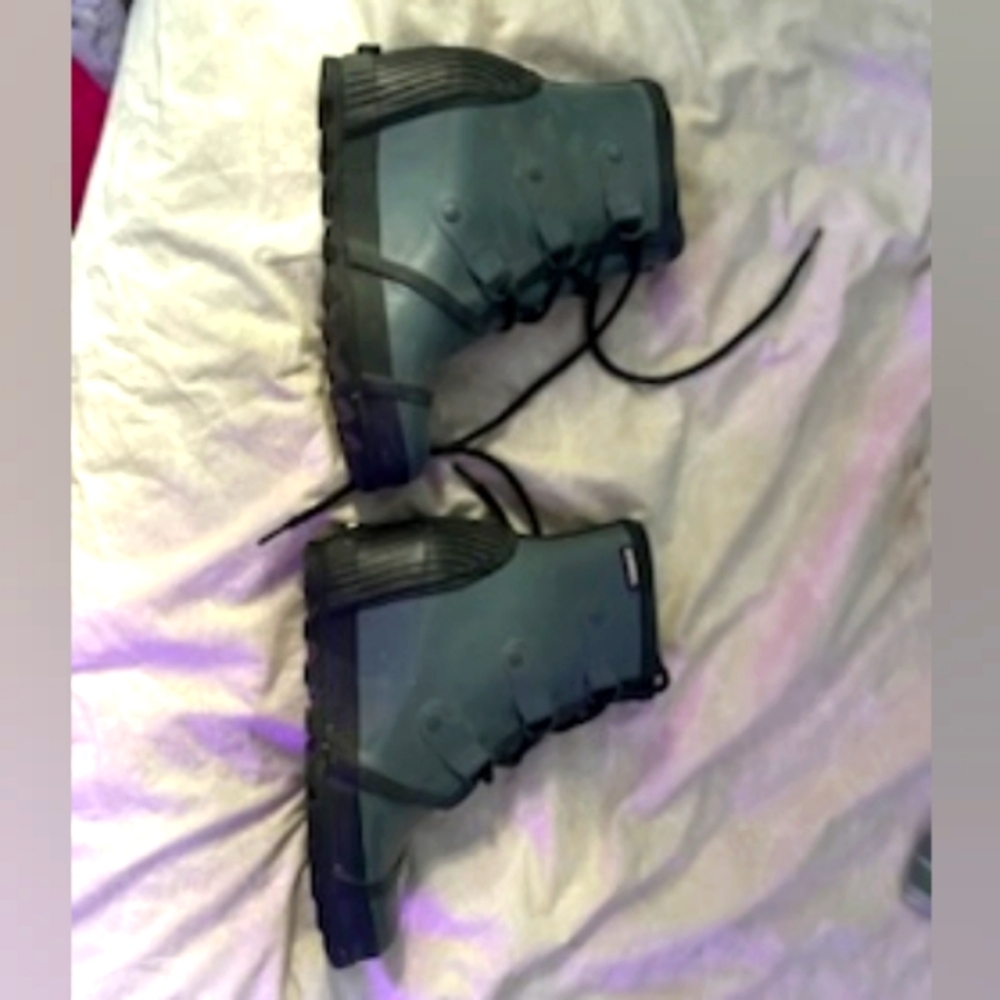 Dark blue boots